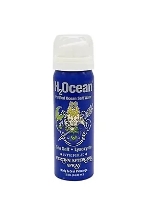 Lot Of 3 H2Ocean Purified Ocean Salt Water Piercing Aftercare Spray Exp 02/20028 • $33.99