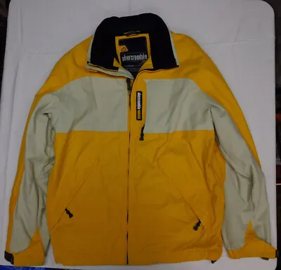 ABERCROMBIE +1892 Jacket Coat Weather Resistant Mountain Outerwear Yellow XL • $20.21