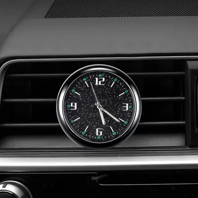 £3.90 • Buy 1x Luminous Car Clock Stick-On Digital Watch Mechanics Quartz Clocks Accessories