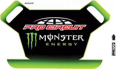 Pro Circuit Monster Energy Pit Board W/marker Part# 55146 • $60.45