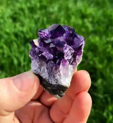 £4.99 • Buy Raw Amethyst Cluster Tumble Stone L A Grade Mineral Gemstone Healing Chakra