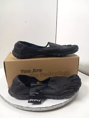 Vibram FiveFingers Womens Sz 9-9.5 EU 41 CVT Black Leather Barefoot Shoes • $107.99