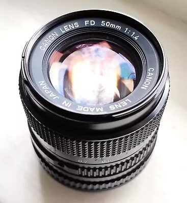 Canon FD 50mm 1.4 Lens And EF Adapter • £120