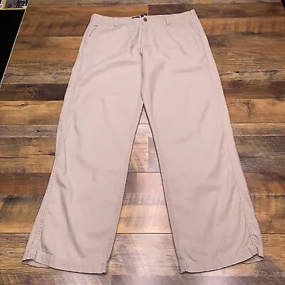 Marc Anthony Linen Pants Mens 34x32 Beige Drawstring  • $19.99