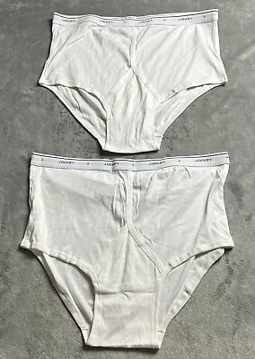 Pair Of Deadstock Vintage Jockey Classic 48  Ycross White Brief Underwear • $13.97