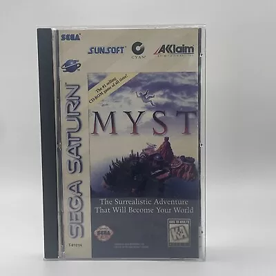 Myst (Sega Saturn 1995) Complete With Registration Card - Ships Next Day • $20