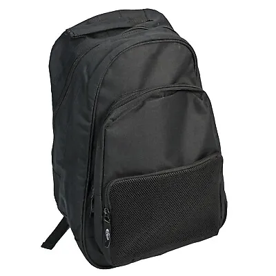 Mens Large Backpack Rucksack Bag Plain Work Travel Hiking School Sports Adult • £9.99