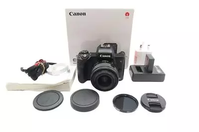 Canon M50 Camera 24MP With 15-45mm STM Lens Under 9000 Shutter Count G. Cond. • £399