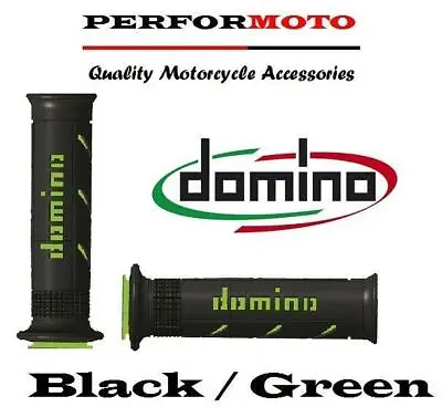 Domino XM2 Grips Black / Green To Fit Yamaha XV250 Virago • $29.78
