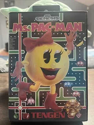 Ms. Pac-Man (Sega Genesis 1991) With Registration Card • $10.99