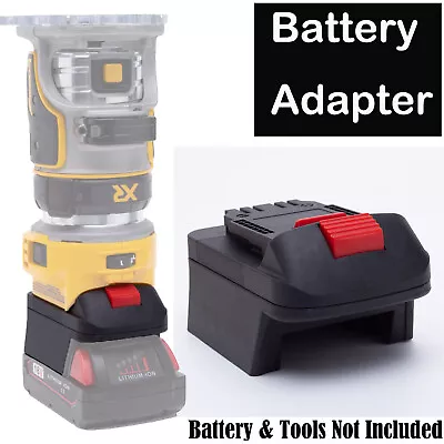 Adapter For Milwaukee 18V Lithium Battery To For Dewalt 20V Cordless Power Tools • $32.75