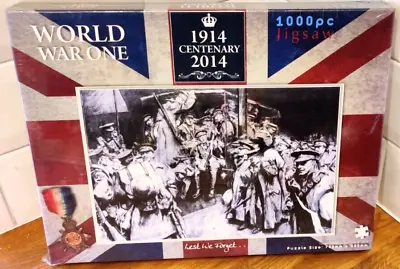 Jigsaw Puzzle World War One 1914 2014 CENTENARY 1000 Pieces BRAND NEW & SEALED ⭐ • £7.48