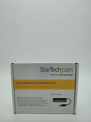 StarTech 4 Port USB 2.0 Hub With Built-in Cable ST4200MINI2 • $7.95