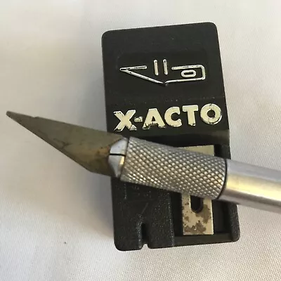 Vintage X-acto Knife Blades Set Precision Cutter Tool Made In Usa Hobby Crafts • $19.95