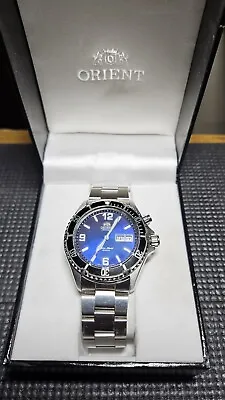 Orient Automatic Watch Sunburst Blue Dial  • £109