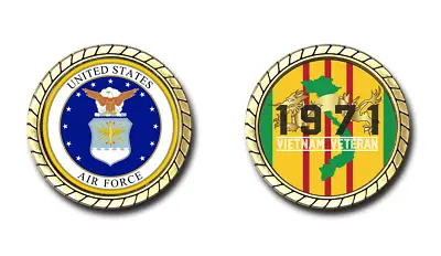 US Air Force Vietnam Veteran 1971 Challenge Coin Officially Licensed • $16.95