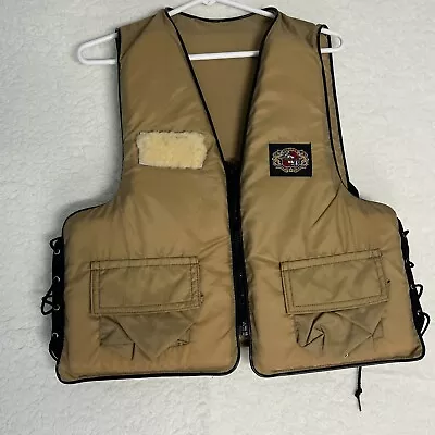 Vintage USA Made Stearns Fishing Vest Type III Flotation Device SBV 4136 • $17.50