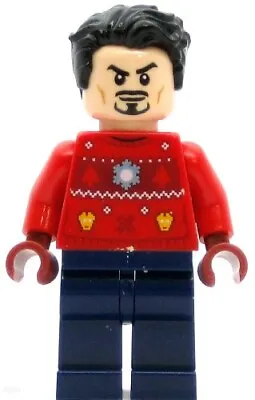 $11.99 • Buy LEGO Super Heroes Minifigure Tony Stark - Christmas Sweater (Genuine)