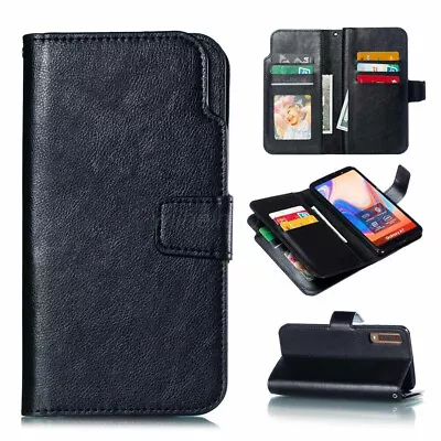 AU STOCK - For Samsung S21 S20 S10 S9 S8 S7 Wallet Flip Leather Phone Case Cover • $23.49