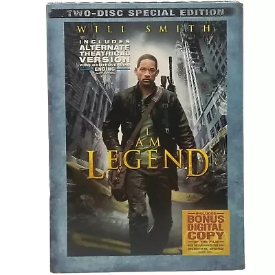 I Am Legend DVD 2008 Special Edition Will Smith Warner Brothers New  • $5.99