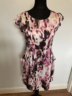 Max C London Pink Mix Beautiful Dress Size 10(DR246). • £8