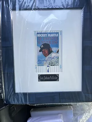 Mickey Mantle Autographed Picture With Authenticity • $275