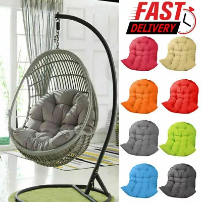 $48.64 • Buy Swing Hanging Egg Rattan Chair Cushion Garden Patio Cushion Cover Soft Outdoor