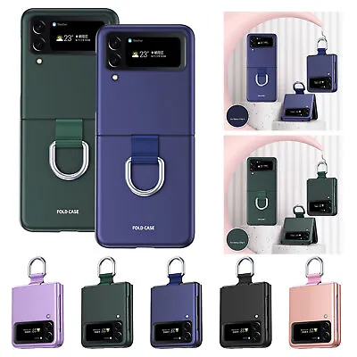 $13.99 • Buy For Samsung Galaxy Z Flip 4/Flip3 Case Shockproof Silicone TPU Ring Buckle Cover