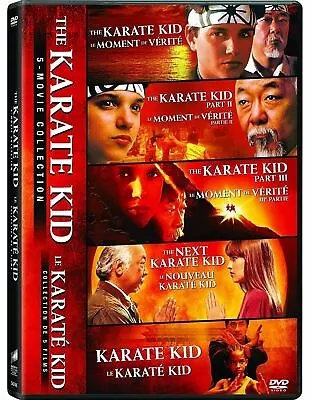 The Karate Kid 5-Movie Collection [DVD Box Set Cobra Kai Jaden Smith] NEW • $14.99