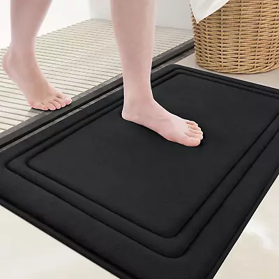 Memory Foam Bath Mat Rug 24X16 Ultra Soft Non-Slip And Absorbent Bathroom Rugs • $12.88