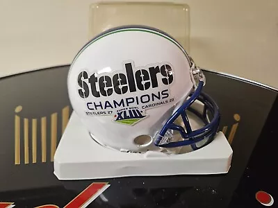 Unsigned Nib Pittsburgh Steelers Super Bowl Xliii 43 Mini Helmet By Riddell • $29.99