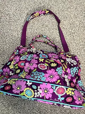 Vera Bradley FLUTTERBY 13062-158 Frame Travel Bag MSRP $140 Retired Print • $59