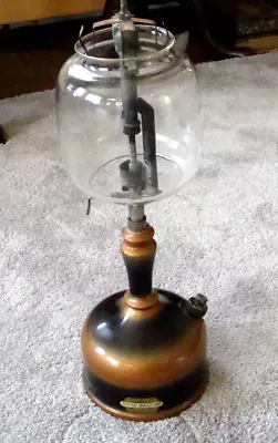 Antique Coleman #129 Kerosene Mantle Lamp & Original Glass Globe Exc Paint • $139.95