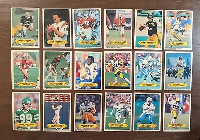 1983 Topps Football Stickers Complete 33 Card Set Montana Payton Lt Allen  • $19.99