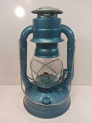 Vintage Dietz Air Pilot No.8 Kerosene Lantern Light Blue 14” • $34.99