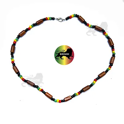 $14.99 • Buy Rasta Reggae Choker Roots Africa Selassie Rasta Hawai Jamaica Necklace 18 