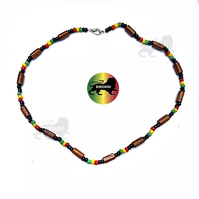 $14.99 • Buy Rasta Reggae Choker Roots Africa Selassie Rasta Hawai Jamaica Necklace 18 
