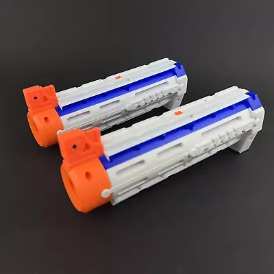 Nerf Retaliator N-Strike Elite Front Barrel White Fits Recon Stryfe Lot Of 2 • $14.77