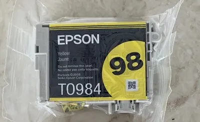 Epson 98 Ink Cartridge -Yellow - High Capacity - New! • $4