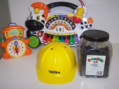 Lot Toddler Interactive Educational Toys Helmet Magnetic Letters Musical Sing • $26