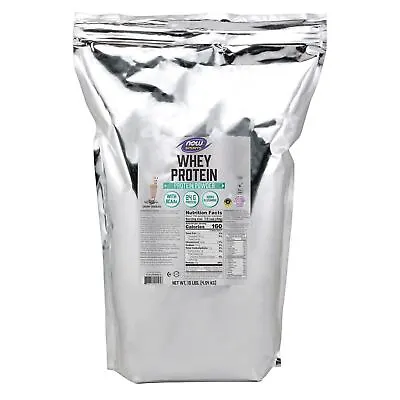 NOW FOODS Whey Protein Creamy Chocolate Powder - 10 Lbs. • $115.74