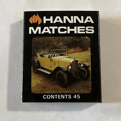 Hanna Matches & Sterling Cigarettes Vintage Car Series Matchbox 1928 Austin • $6.50