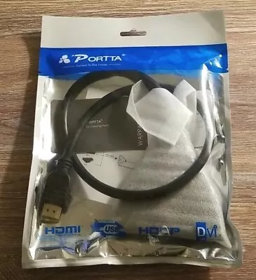 Portta 4PET0301D 3x1 3-Port HDMI V1.4 Auto Switch 1.8ft Intelligent Pigtail  • $7.49