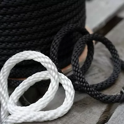$18.99 • Buy Solid Braid Nylon Rope Marine Utility Dock Lines Industrial Cargo Tie Down Tents