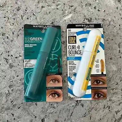 Maybelline Green Edition & Colossal Curl Bounce Mascara • $12