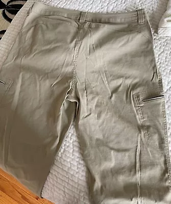 Womens Eddie Bauer Firsta Scent Khaki Walking/hiking Pants T14 • $40