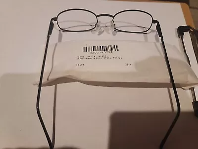 👓 Randolph Military Delta Frame  RX Metal Eyeglass Frames Black👓 • $5.99