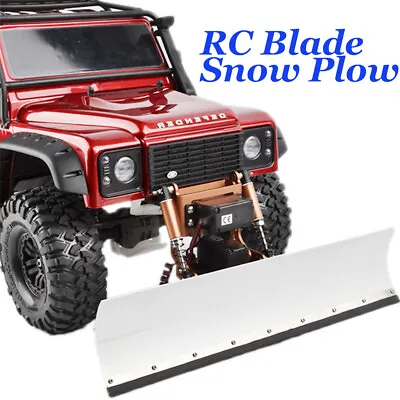 Aluminum Snow Plow Shovel Kit For Traxxas TRX4 Bronco Redcat GEN8 V2 Axial SCX10 • $99.99