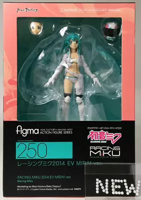 Racing Miku Hatsune 2014 EV Mirai Figma 250 Vocaloid Action Figure Max Factory • $109.99