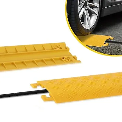 Pyle Heavy Duty Modular Drop Over Cable & Hose Protector Ramp 2000 Lbs • $39.99